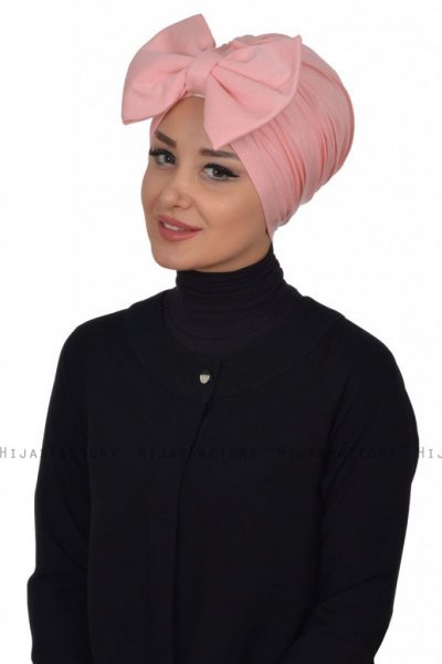 Julia - Turbante De Algodón Rosa De Antaño - Ayse Turban