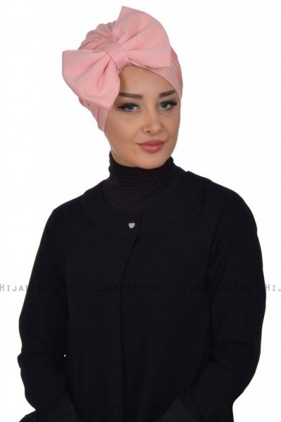 Julia - Turbante De Algodón Rosa De Antaño - Ayse Turban
