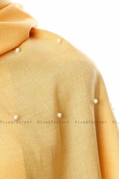 Kadri - Hijab Amarillo Con Perlas - Özsoy