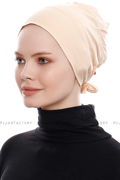 Kiraz - Pañuelo XXL Algodón Beige - Ecardin