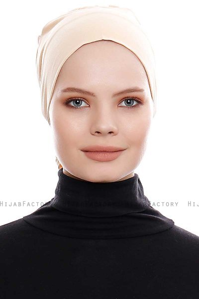 Kiraz - Pañuelo XXL Algodón Beige - Ecardin