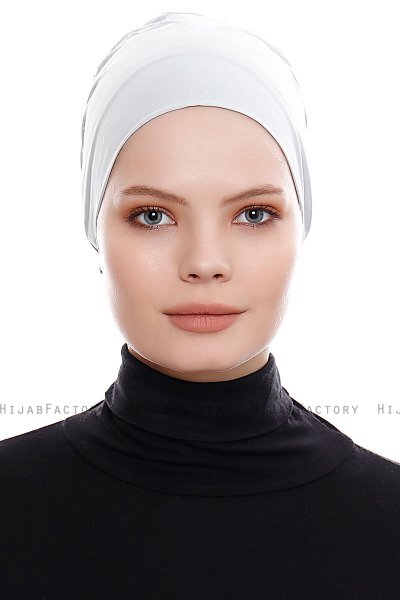 Kiraz - Pañuelo XXL Algodón Gris Claro - Ecardin