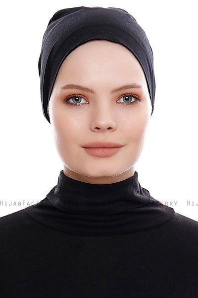 Kiraz - Pañuelo XXL Algodón Negro - Ecardin