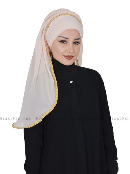 Louise - Hijab Práctico Beige - Ayse Turban