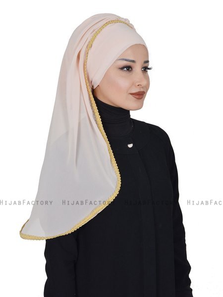 Louise - Hijab Práctico Beige - Ayse Turban