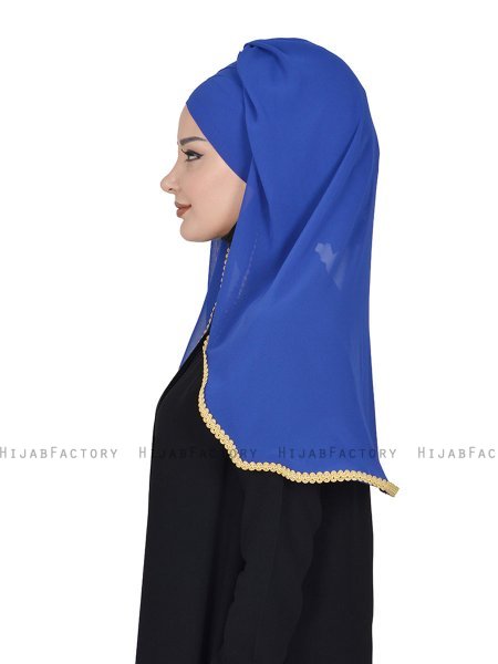 Louise - Hijab Práctico Azul - Ayse Turban