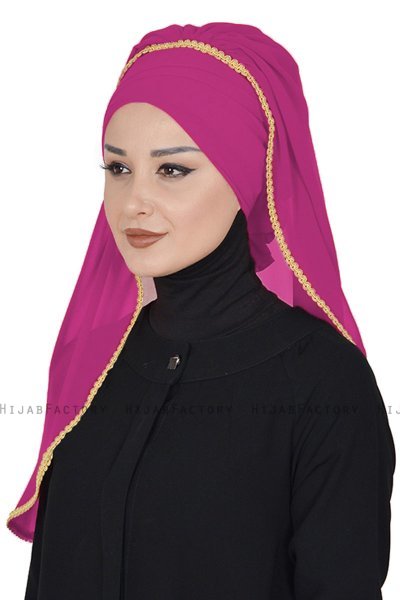 Louise - Hijab Práctico Fucsia - Ayse Turban