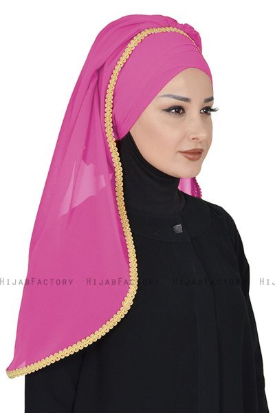 Louise - Hijab Práctico Fucsia - Ayse Turban