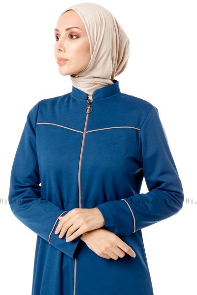 Lylah - Abaya Azul - Miss Cazibe