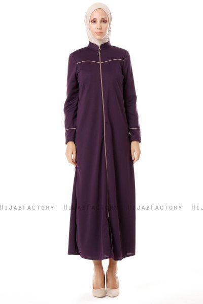 Lylah - Abaya Púrpura - Miss Cazibe