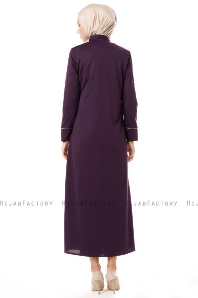 Lylah - Abaya Púrpura - Miss Cazibe