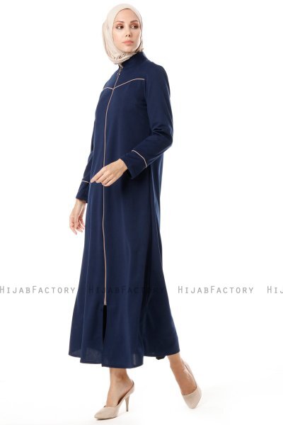 Lylah - Abaya Azul Marino - Miss Cazibe
