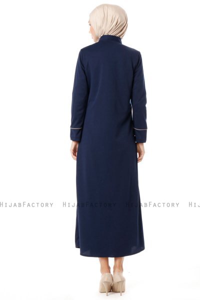 Lylah - Abaya Azul Marino - Miss Cazibe