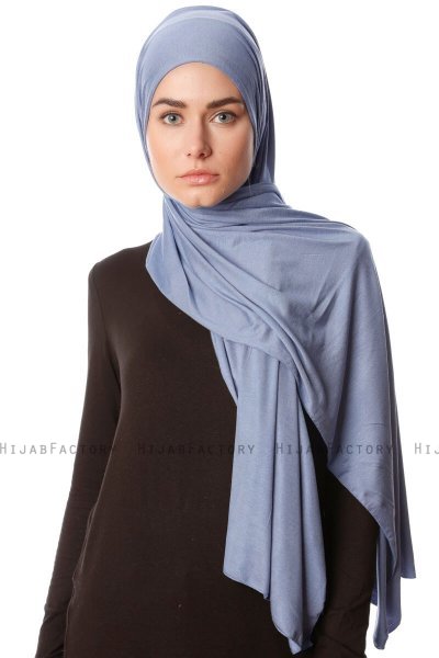 Melek - Hijab Jersey Premium Índigo - Ecardin