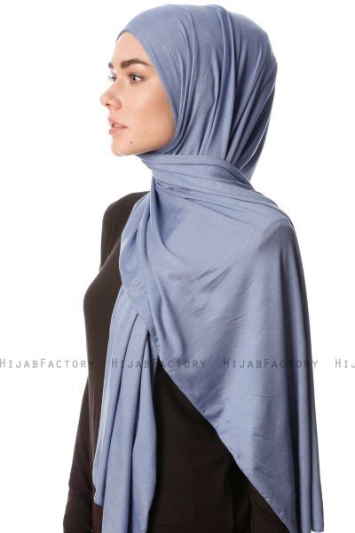 Melek - Hijab Jersey Premium Índigo - Ecardin