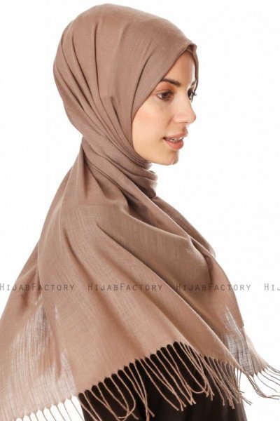 Meliha - Hijab Marron Oscuro - Özsoy