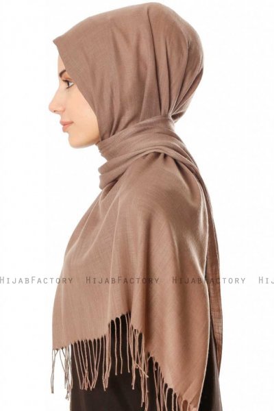 Meliha - Hijab Marron Oscuro - Özsoy