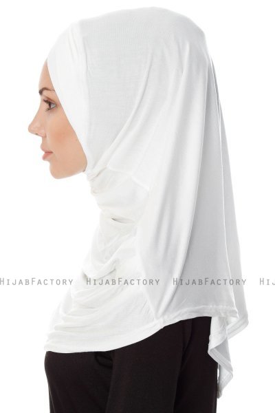 Mia - Hijab Al Amira Crema One-Piece - Ecardin