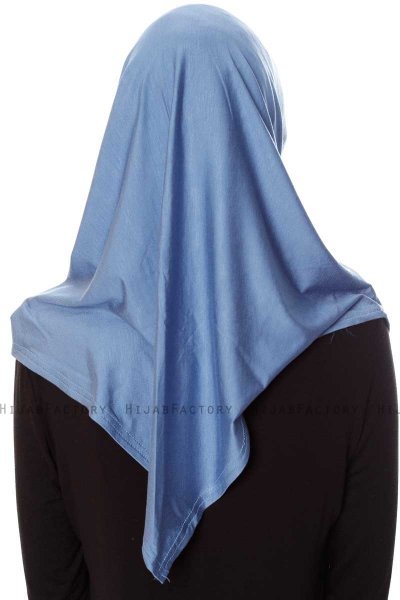 Mia - Hijab Al Amira Índigo One-Piece - Ecardin