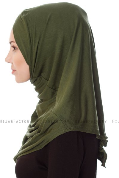 Mia - Hijab Al Amira Caqui One-Piece - Ecardin