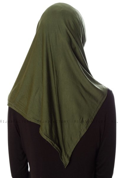 Mia - Hijab Al Amira Caqui One-Piece - Ecardin