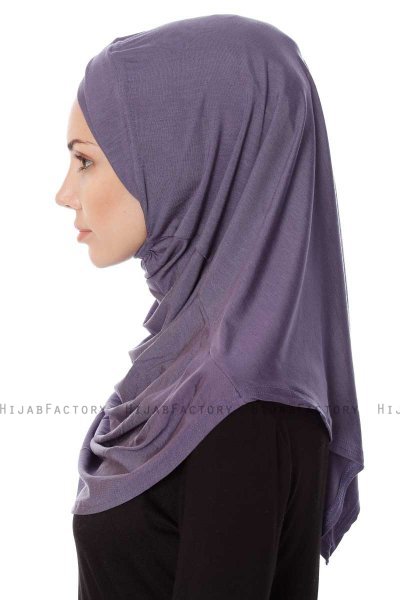 Mia - Hijab Al Amira Púrpura One-Piece - Ecardin