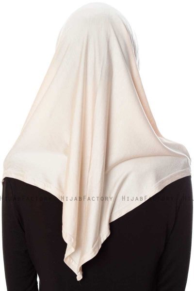 Mia - Hijab Al Amira Beige Claro One-Piece - Ecardin