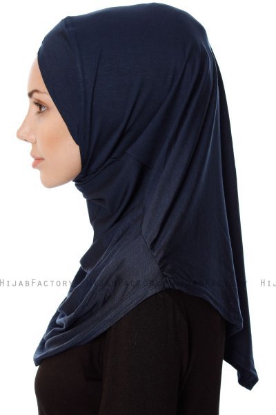 Mia - Hijab Al Amira Azul Marino One-Piece - Ecardin