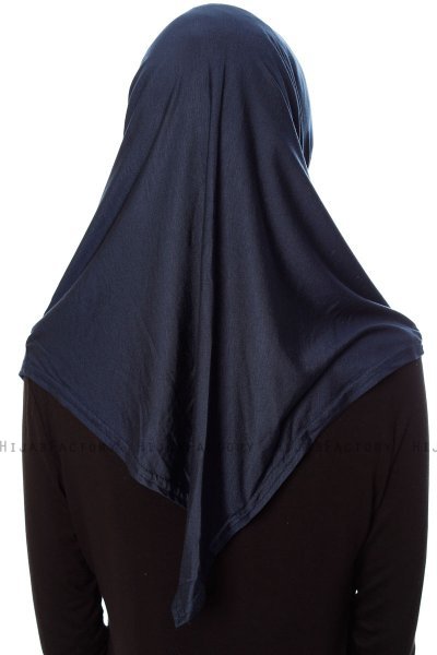 Mia - Hijab Al Amira Azul Marino One-Piece - Ecardin