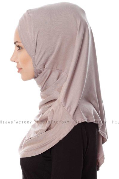 Mia - Hijab Al Amira Piedra Gris One-Piece - Ecardin