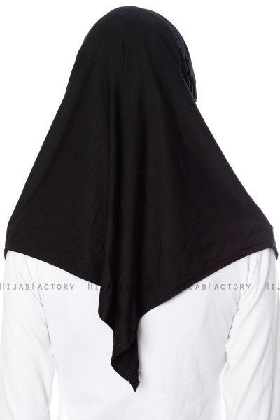 Mia - Hijab Al Amira Negro One-Piece - Ecardin