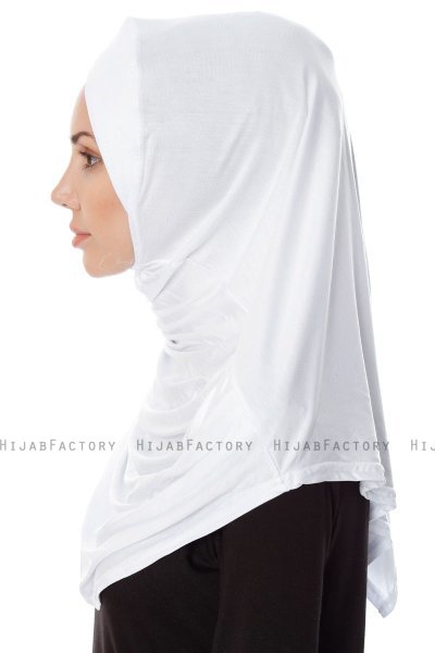 Mia - Hijab Al Amira Blanco One-Piece - Ecardin
