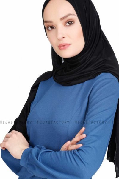 Nadia Indigo Klänning Med Volang Miss Halima 280246b