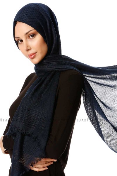 Nalini - Hijab Azul Marino - Özsoy