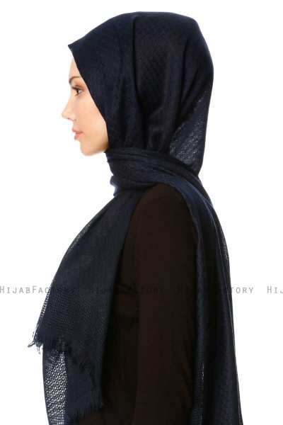 Nalini - Hijab Azul Marino - Özsoy