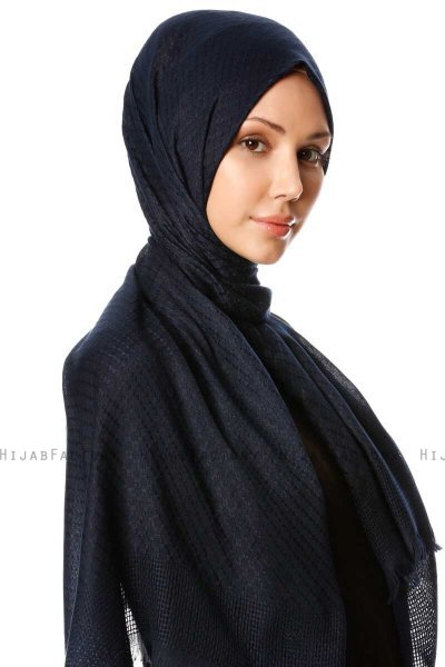 Nalini - Hijab Azul Marino - Özsoy