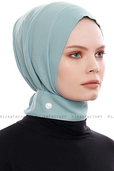 Narin - Hijab Crepe One-Piece Práctico Menta