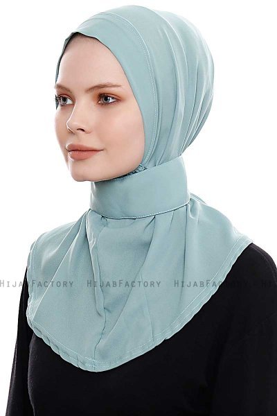 Narin - Hijab Crepe One-Piece Práctico Menta