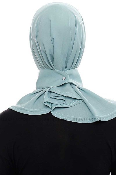 Narin - Hijab Crepe One-Piece Práctico Menta