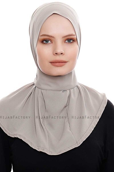 Narin - Hijab Crepe One-Piece Práctico Arena