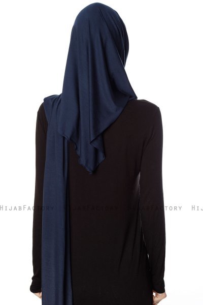Naz - Hijab One-Piece Práctico Azul Marino & Azul Claro - Ecardin