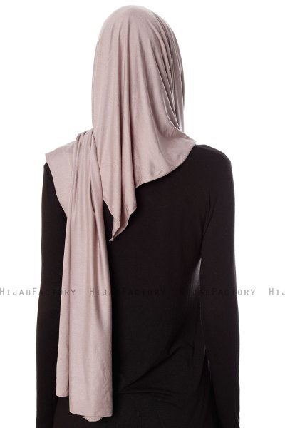 Naz - Hijab One-Piece Práctico Piedra Gris & Rosa De Antaño - Ecardin