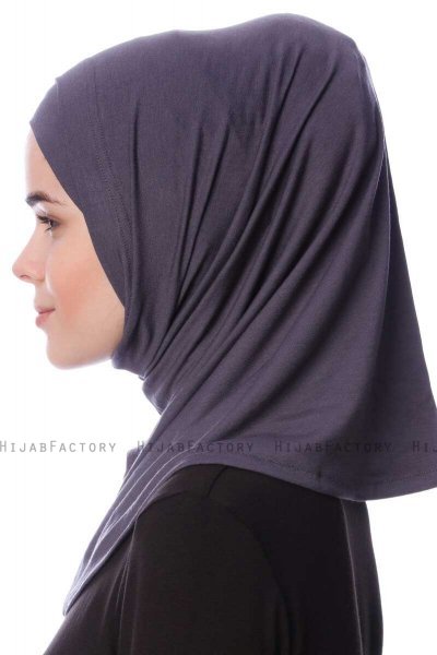 Nehir - Hijab 2-Piece Al Amira Gris Oscuro
