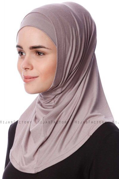 Nehir - Hijab 2-Piece Al Amira Piedra Gris