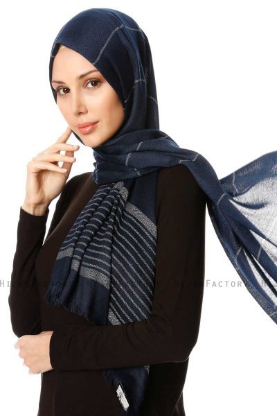 Nihal - Hijab Azul Marino - Özsoy