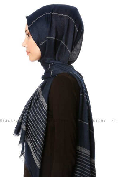Nihal - Hijab Azul Marino - Özsoy