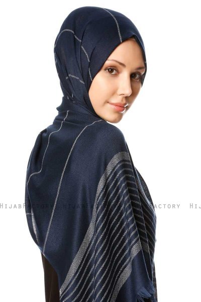 Nihal - Hijab Azul Marino - Özsoy