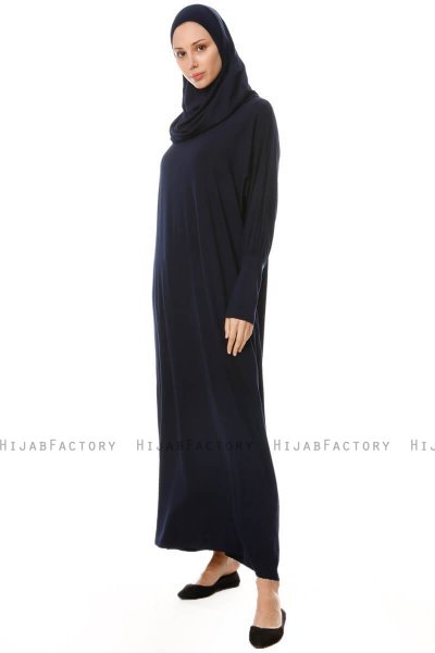 Nisa - Vestido De Oracion Azul Marino - Miss Halima