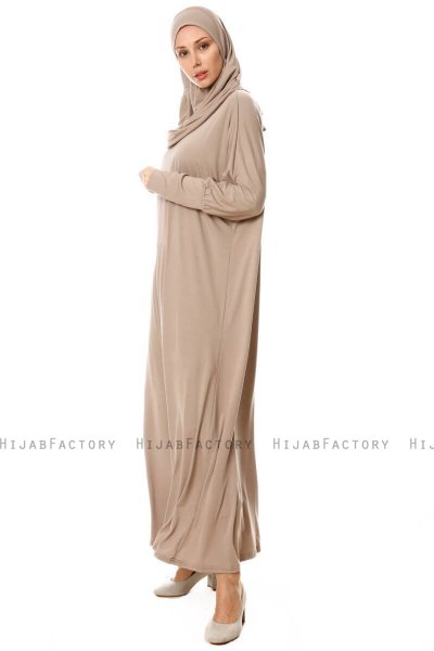 Nisa - Vestido De Oracion Taupe - Miss Halima