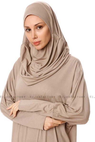 Nisa - Vestido De Oracion Taupe - Miss Halima